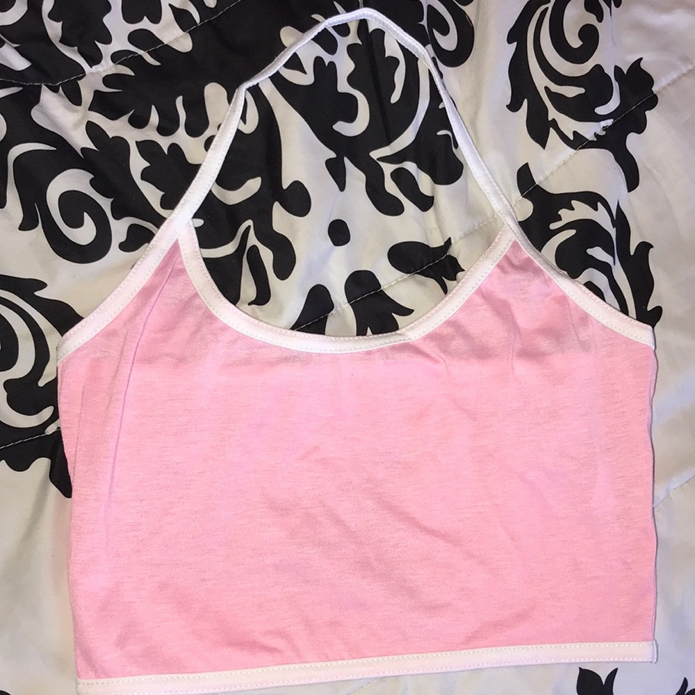 Boho Pink Halter Top